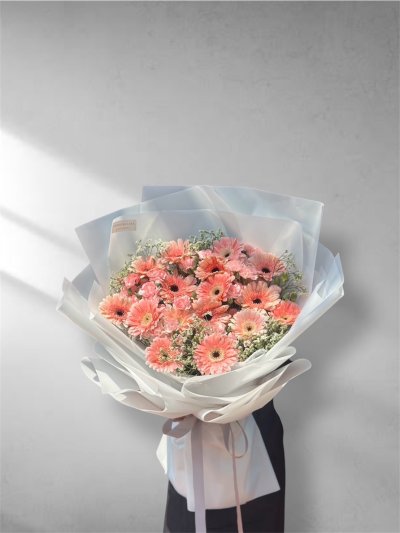 Blushing Gerberas Bouquet